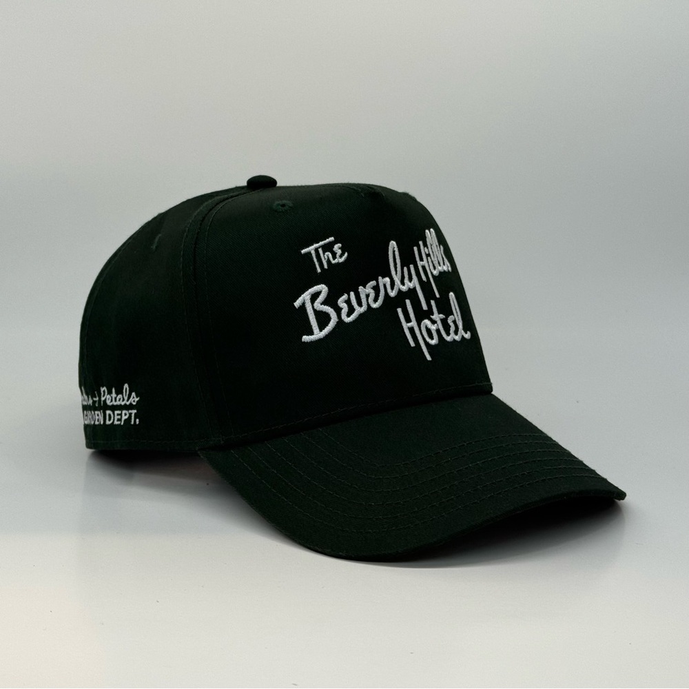 Black Script Baseball Cap - Picture 2 of 10